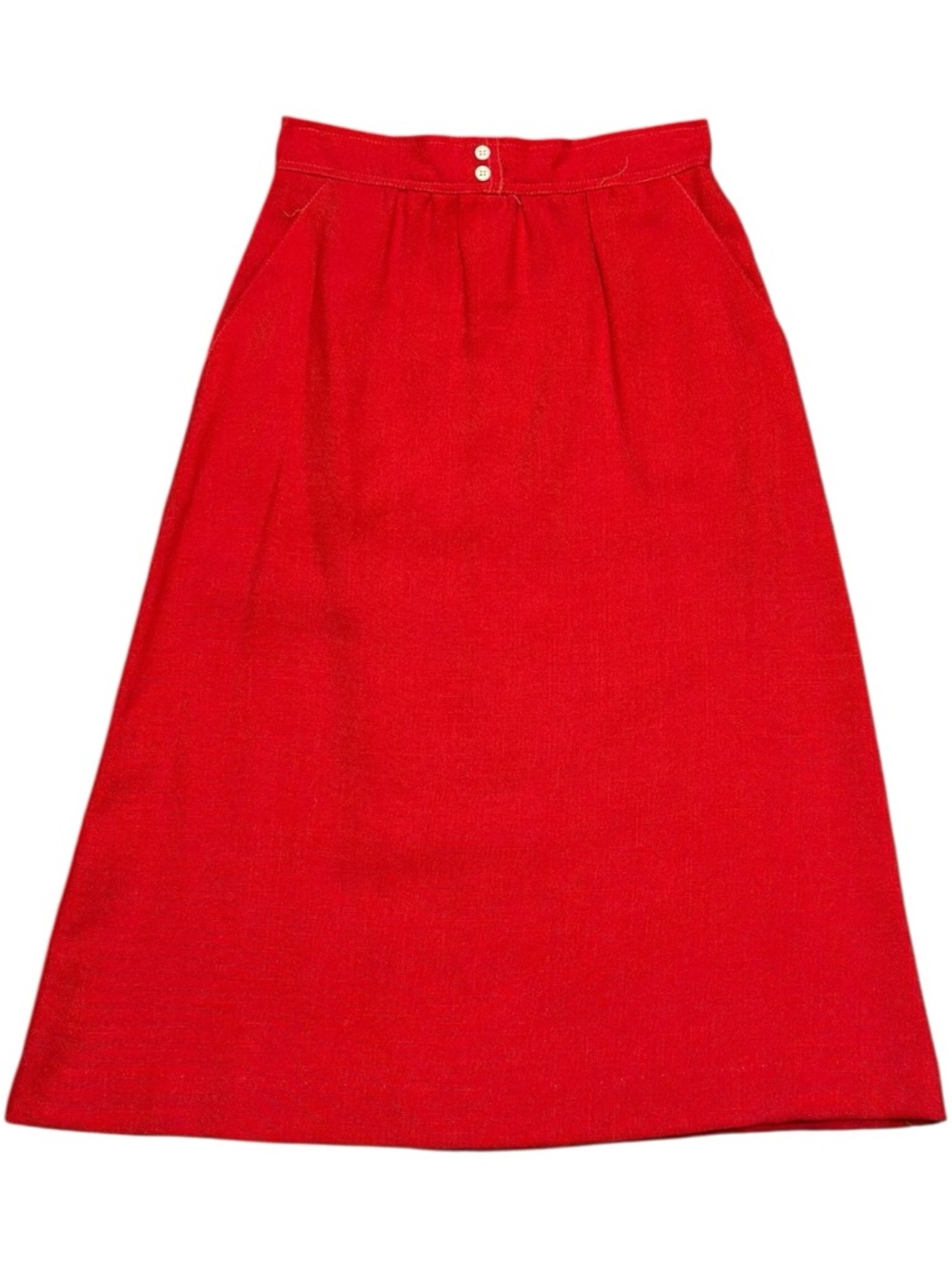 Classic Red A-Line Women's Skirt